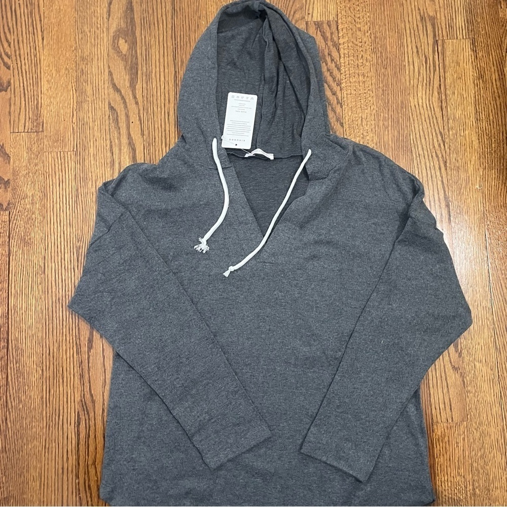 **4/$12** Kirundo Gray Hoodie Lightweight Size Medium, NWT